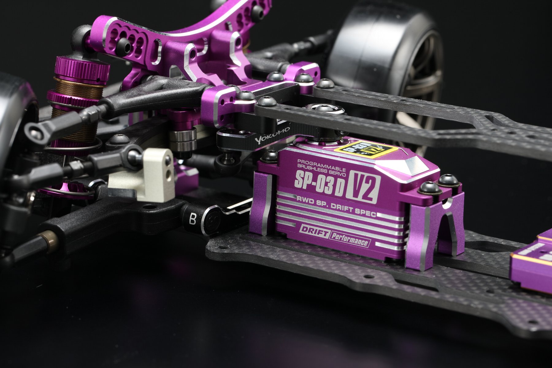 Yokomo - RWD Drift Car Kit YD-2 ZX - (Purple) - #DP-YD2ZXP - Élite 
